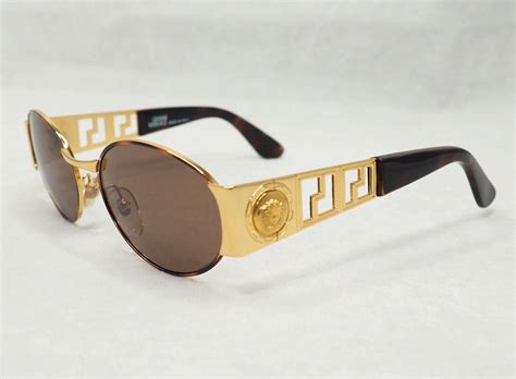 occhiali gianni versace mod s38 col|Gianni Versace Mod. S38 Col. 07M Brown Tinted & Gold.